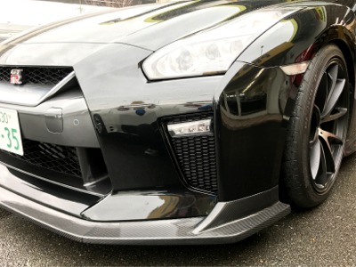 GTR MY17ﾌﾛﾝﾄﾘｯﾌﾟｽﾎﾟｲﾗｰmy17frontunderlipcarbon